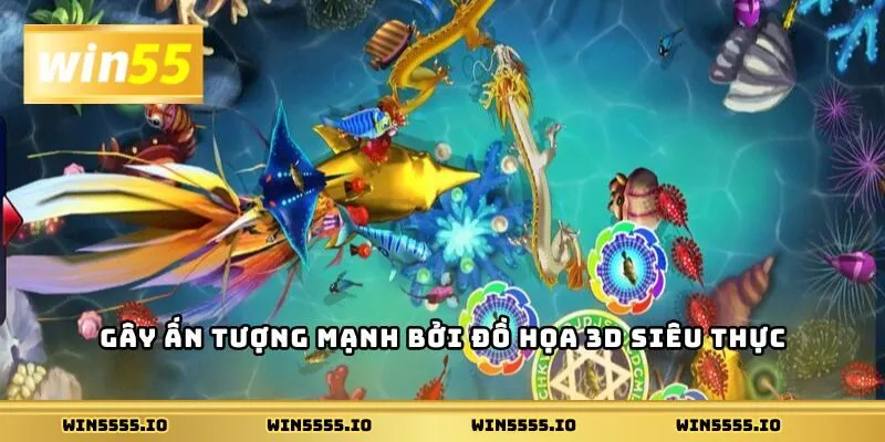 Hệ thống cá boss phong phú cùng hiệu ứng kỹ năng hoành tráng